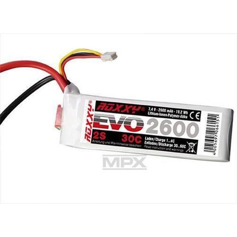 Acumulator propulsie ROXXY Evo 7,4V, 2600mAh, 30C
